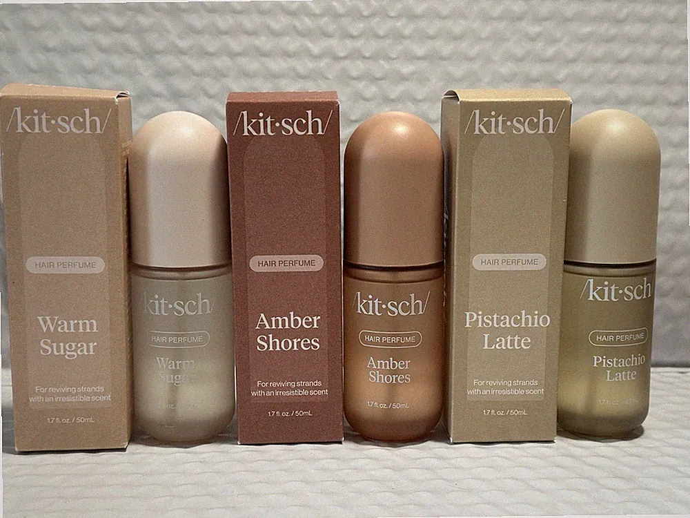 Kitsch Hair Perfume Pistachio, Amber And Warm Sugar 1.7 Oz Each Box ( 3 Pack )
